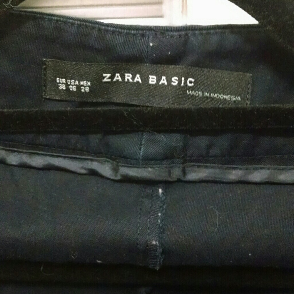 Zara basic, cropped ankle pants - Picture 2 of 4